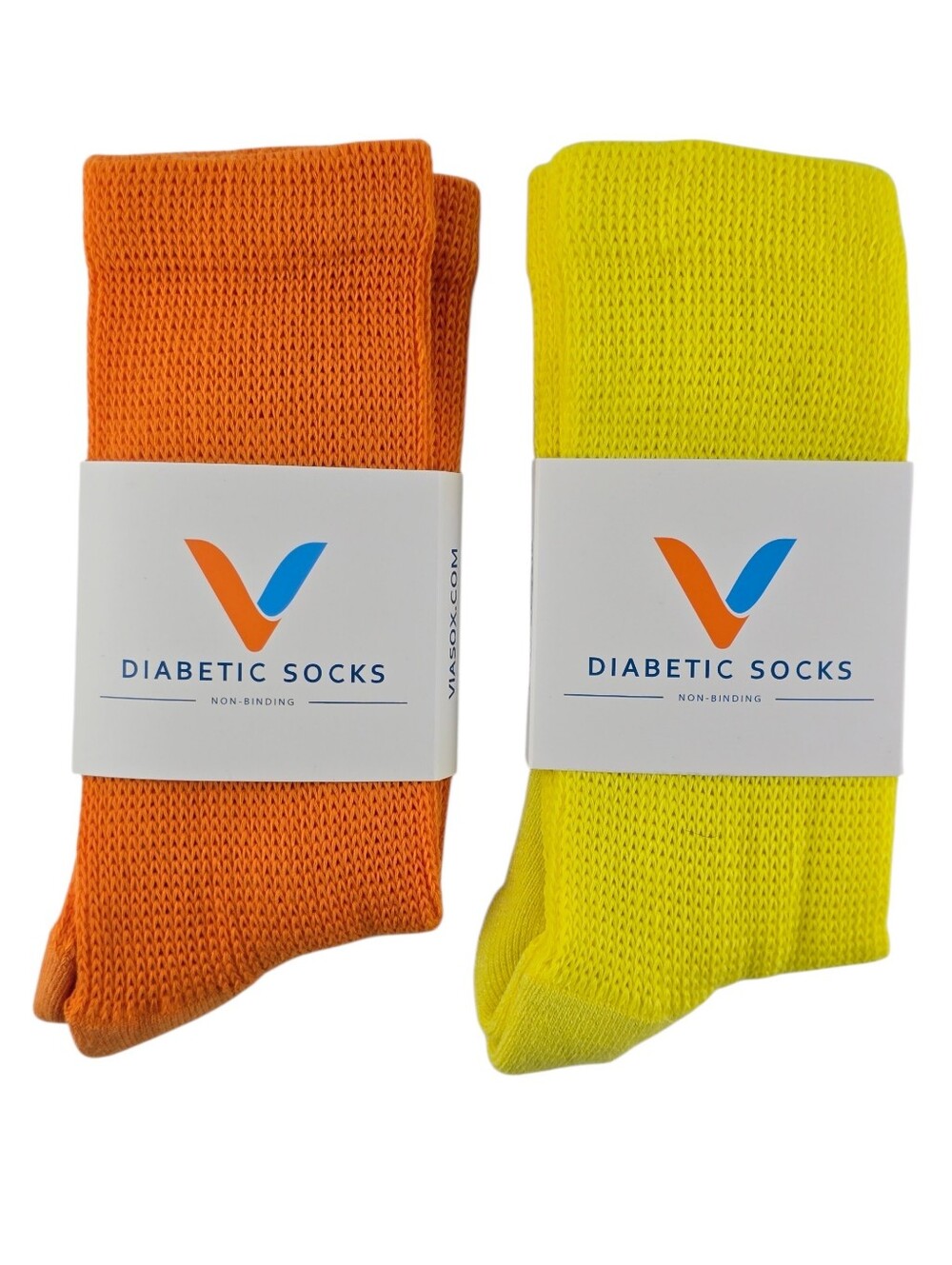 NWT Viasox Women's Non Binding Diabetic Crew Socks Combo Pack Multi M